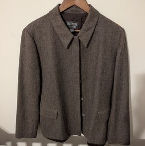 Lafayette 148 New York Brown Tailored Blazer